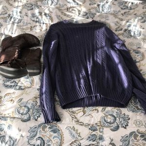 Comfy purple sweater